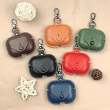 Maxbell Earphone Case PU Leather Protective Case Cover for Airpods Pro Deep Brown