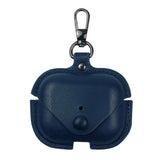 Maxbell Earphone Case PU Leather Protective Case Cover for Airpods Pro Deep Blue