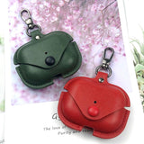 Maxbell Earphone Case PU Leather Protective Case Cover for Airpods Pro Brown