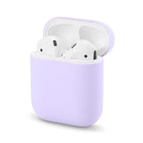 Maxbell Headphones Case Dustproof Soft Silicone for Apple AirPods  Purple
