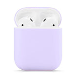 Maxbell Headphones Case Dustproof Soft Silicone for Apple AirPods  Purple