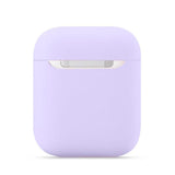 Maxbell Headphones Case Dustproof Soft Silicone for Apple AirPods  Purple