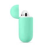 Maxbell Headphones Case Dustproof Soft Silicone for Apple AirPods  Light Green