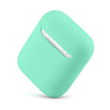 Maxbell Headphones Case Dustproof Soft Silicone for Apple AirPods  Light Green