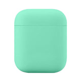 Maxbell Headphones Case Dustproof Soft Silicone for Apple AirPods  Light Green