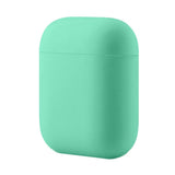 Maxbell Headphones Case Dustproof Soft Silicone for Apple AirPods  Light Green