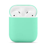 Maxbell Headphones Case Dustproof Soft Silicone for Apple AirPods  Light Green