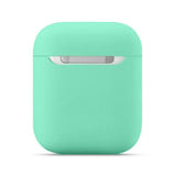 Maxbell Headphones Case Dustproof Soft Silicone for Apple AirPods  Light Green