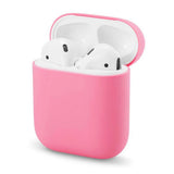 Maxbell Headphones Case Dustproof Soft Silicone for Apple AirPods  Cute Pink