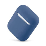 Maxbell Headphones Case Dustproof Soft Silicone for Apple AirPods  Dark Blue