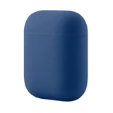 Maxbell Headphones Case Dustproof Soft Silicone for Apple AirPods  Dark Blue
