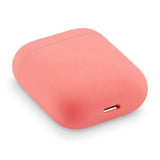 Maxbell Headphones Case Dustproof Soft Silicone for Apple AirPods  Light Red