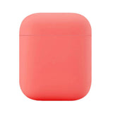 Maxbell Headphones Case Dustproof Soft Silicone for Apple AirPods  Light Red