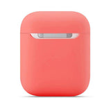 Maxbell Headphones Case Dustproof Soft Silicone for Apple AirPods  Light Red