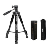 Maxbell Set of 1 Professional Portable Travel Aluminum Tripod Pan for SLR DSLR Black