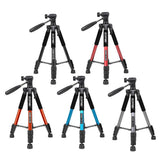 Maxbell Set of 1 Professional Portable Travel Aluminum Tripod Pan for SLR DSLR Black