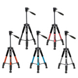 Maxbell Set of 1 Professional Portable Travel Aluminum Tripod Pan for SLR DSLR Black