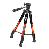 Maxbell Set of 1 Professional Portable Travel Aluminum Tripod Pan for SLR DSLR Orange