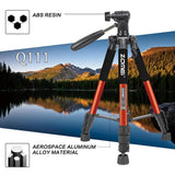 Maxbell Set of 1 Professional Portable Travel Aluminum Tripod Pan for SLR DSLR Orange