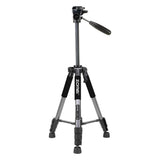 Maxbell Set of 1 Professional Portable Travel Aluminum Tripod Pan for SLR DSLR Silver