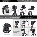 Maxbell Set of 1 Professional Portable Travel Aluminum Tripod Pan for SLR DSLR Silver
