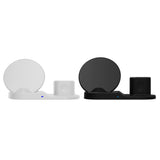 Maxbell 3 in1 10W Wireless Fast Charging Dock Cradle for iPhone / Apple Watch Black
