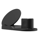 Maxbell 3 in1 10W Wireless Fast Charging Dock Cradle for iPhone / Apple Watch Black