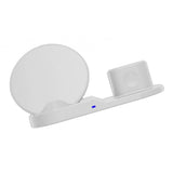 Maxbell 3 in1 10W Wireless Fast Charging Dock Cradle for iPhone / Apple Watch White