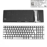 Maxbell 1x Silver US English Layout Keyboard for ASUS N551 N551J N551JK N551JQ