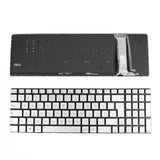 Maxbell 1x Silver US English Layout Keyboard for ASUS N551 N551J N551JK N551JQ