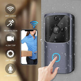 Maxbell New Smart Wireless Doorbell WiFi IR Home Security Door Bell with Chime