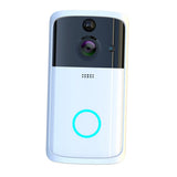 Maxbell HD Wifi Anti-theft Video Doorbell Wire-Free Security APP-Control Bell Silver