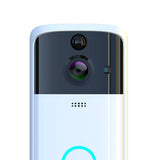 Maxbell HD Wifi Anti-theft Video Doorbell Wire-Free Security APP-Control Bell Silver