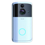 Maxbell Silver Wireless Video Doorbell Wire-Free Night Vision Camera w/Chime US-plug
