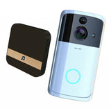 Maxbell Silver Wireless Video Doorbell Wire-Free Night Vision Camera w/Chime US-plug