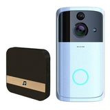 Maxbell Silver Wireless Video Doorbell Wire-Free Night Vision Camera w/Chime AU-plug