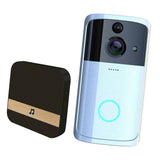 Maxbell Silver Wireless Video Doorbell Wire-Free Night Vision Camera w/Chime AU-plug