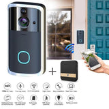 Maxbell Silver Wireless Video Doorbell Wire-Free Night Vision Camera w/Chime AU-plug