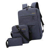 Maxbell Mens Large Capacity Business Backpack with External USB Charging Port Blue