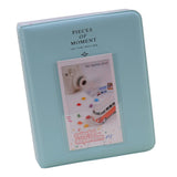 Maxbell 64-pocket Photo Album for fujifilm instax mini 8, 9 7s 50 90 Film Light Blue