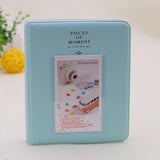 Maxbell 64-pocket Photo Album for fujifilm instax mini 8, 9 7s 50 90 Film Light Blue