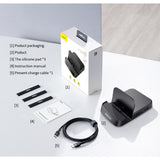 Maxbell 7 in 1 USB Type-C HUB HDMI SD/TF Docking Station Phone Holder Power Adapter