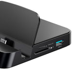 Maxbell 7 in 1 USB Type-C HUB HDMI SD/TF Docking Station Phone Holder Power Adapter