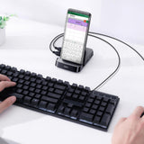 Maxbell 7 in 1 USB Type-C HUB HDMI SD/TF Docking Station Phone Holder Power Adapter