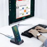 Maxbell 7 in 1 USB Type-C HUB HDMI SD/TF Docking Station Phone Holder Power Adapter