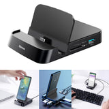 Maxbell 7 in 1 USB Type-C HUB HDMI SD/TF Docking Station Phone Holder Power Adapter