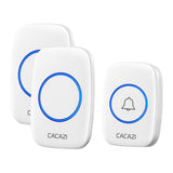 Maxbell Wireless LED Doorbell Waterproof Electric 300m Door Chime Kit US White