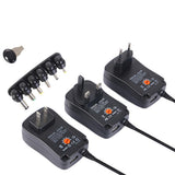 Maxbell 2.1A 30W 3V 4.5V 5V 6V 7.5V 9V 12V AC DC Charger USB Port Power Adapter