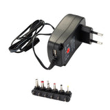 Maxbell 2.1A 30W 3V 4.5V 5V 6V 7.5V 9V 12V AC DC Charger USB Port Power Adapter
