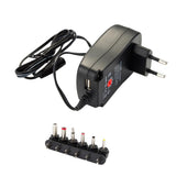 Maxbell 2.1A 30W 3V 4.5V 5V 6V 7.5V 9V 12V AC DC Charger USB Port Power Adapter